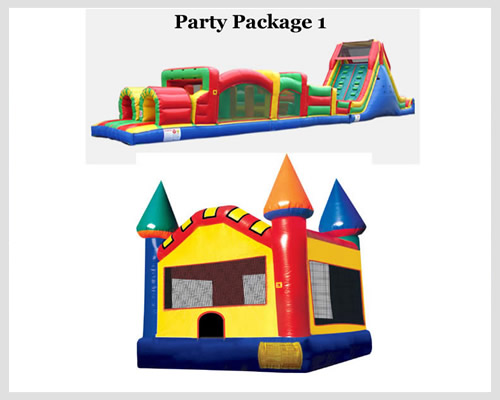 Bright and fun bounce house rental for kids' birthday parties and events